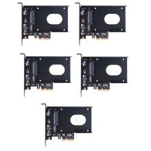 5X Tarjeta Adaptadora U2x4 Pcie 4.0 X4 U.2 SFF-8639 U.2 Accesorios de Hardware para Computadora PM983