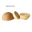 2X Hemispherical/Semi-Circular Modeling Mold DIY Round Ceramic Bowl/Basket Pottery Teaching Modeling Tools Diameter 7cm 7