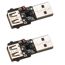2X Tastiera Meccanica Modulo U2U Qmk Modifica Chiave Universale TRAMITE Livello Personalizzato TRAMITE Impostazioni Macro Supporta 5 Livelli