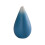 Tropfenförmige Keramikvase, blau oder grau, 15 x 8 cm oder 18 x 8 cm 1