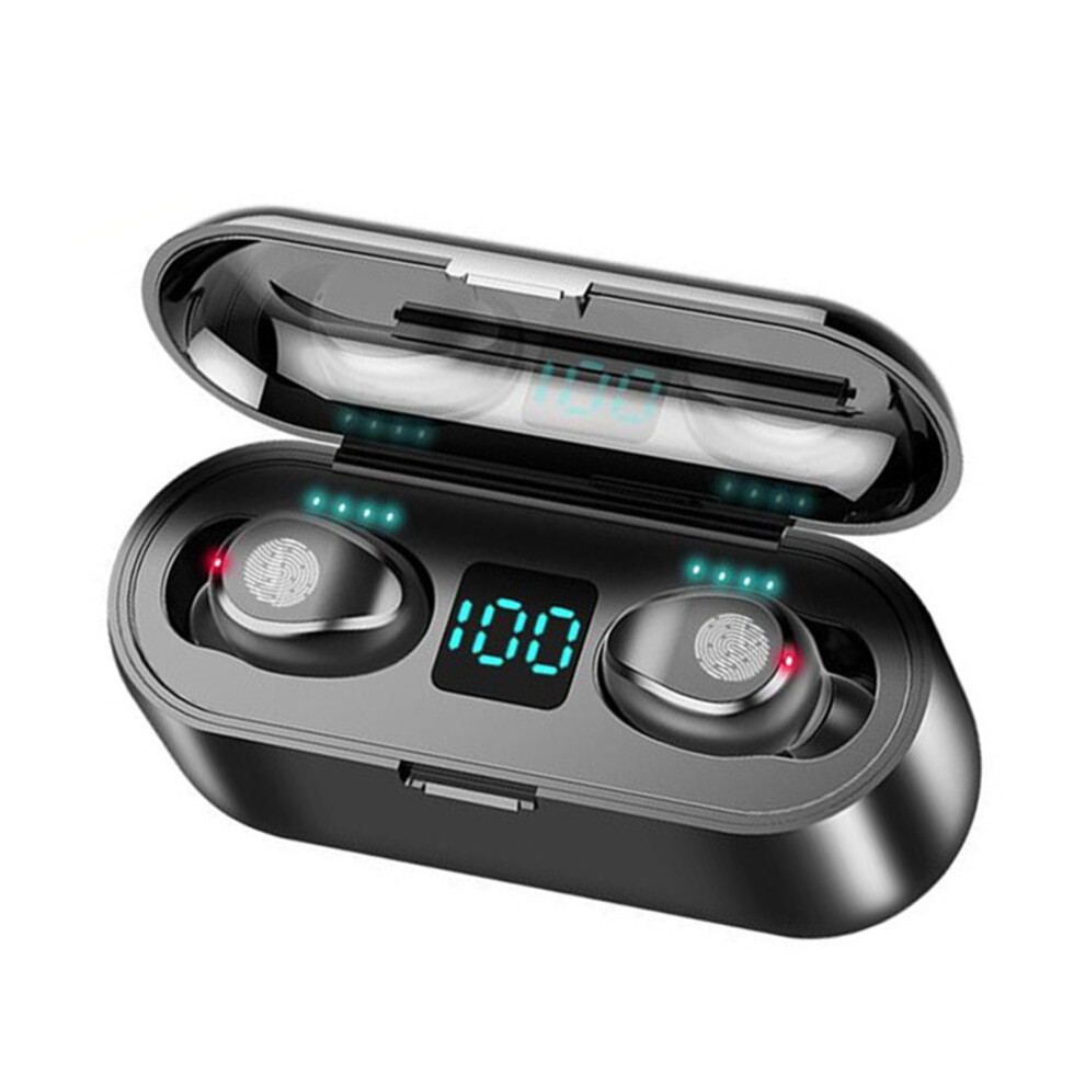 F9 True Wireless Earbuds Bt 5.4 In-Ear Sport Headphones 45Mah Black 4081389919752