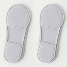 (Gray, 1 Pair) Breathable Cotton Socks for Ladies Flats