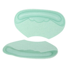 (Light Green) 2PCS Soft Silicone Heel Protectors for Blisters & Comfort