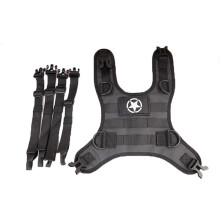 Bolsa de tanque de combustível para motocicleta, colete portátil, acessórios Molle adequados para kit universal de tanque de combustível para