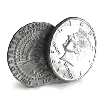 Magic Flipper Coin Magnetic Half Dollar for Coin Tricks with Seamless Flip and Fast Reset Design