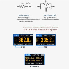 LT1 Tweezer Tester ERP ESR Tester Digital Resistance Capacitance Inductance Continuity Diode Test