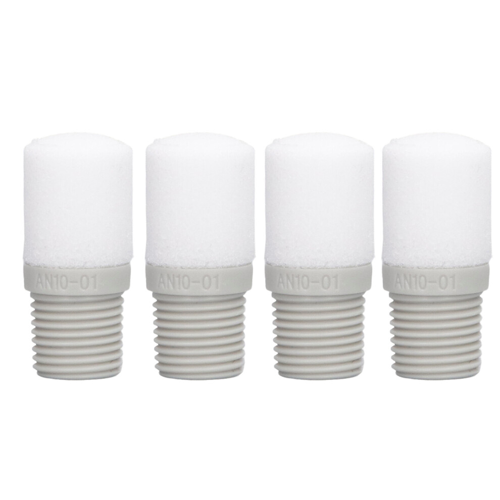 10Pcs Air Exhaust Muffler G1/8In Pneumatic Silencers, Pp, 11Mm X 23Mm 9491389437265
