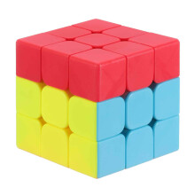 Stickerless Speed Cube 55mm Smooth Rotation Educational Magic Puzzle Cube for Kids and Adults