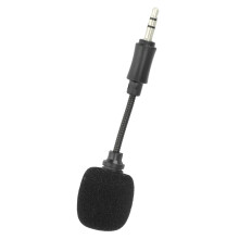 Mini Phone Microphone 3.5mm Recording Sound Card with Noise Reduction