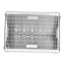 Faltbarer Kohle Edelstahl Mini tragbarer Grill 420g
