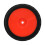 4pcs 1/10 RC Rubber Tires Set 70mm Durable Buffering Red 5