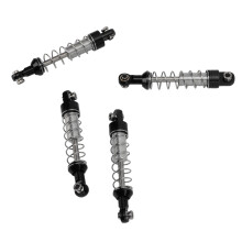 2 Paar RC-Metallstoßdämpfer 60 mm für WPL C14/C24 schwarz