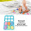 Matching Egg Shape Color Sorting Educational Toy for Kids, Age 3+ 4