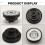 51217310275 Car Door Lock Protective Cap for   2012-2018 Key Cover 2