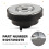 51217310275 Car Door Lock Protective Cap for   2012-2018 Key Cover 5