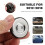 51217310275 Car Door Lock Protective Cap for   2012-2018 Key Cover 6