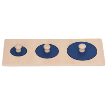 Wooden Geometric Matching Board for Kids Age 3+, Color Shape Learning