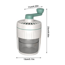 (Green) Portable Ice Crusher for Home & Outdoors