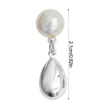 (2633 Clip On) Luxury Stud Hoop Earrings for Banquet & Travel