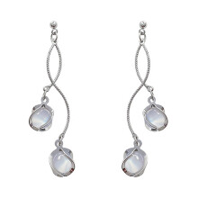(2098) Luxury Stud Hoop Earrings for Gown & Travel