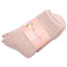 (Women's Khaki) Women\'s Wool Winter Socks - Warm Crew