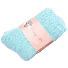 (Female Lake Green) Women\'s Wool Winter Socks - Warm Crew