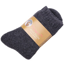 (Men's Dark Gray) Women\'s Wool Winter Socks - Warm Crew