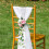 Silk Flower Chair Back Decor60x20cm Pink 4