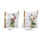 Silk Flower Chair Back Decor60x20cm Pink 8
