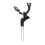 (Single Rod Holder) Support Canne à Pêche Aluminium Double Tête 7