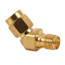 SMA 45 Male to Female Coax Adapter Low Impedance Wide Frequency for Antennas