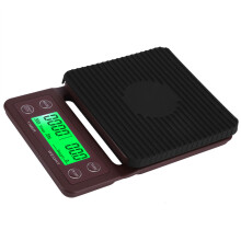 Portable Pour Over Coffee Scale with Timer, 5KG, 0.1g, Black