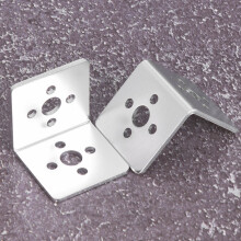 2 Pcs 7005 Aluminum L Brackets for Robotics, 32x32x32mm
