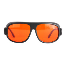 520-580 nm Laser-Schutzbrille PC-Rahmen 2,0 mm Farbe