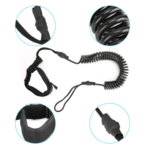 TPU schwarzes elastisches Fußseil - Knöchel 4,5 mm