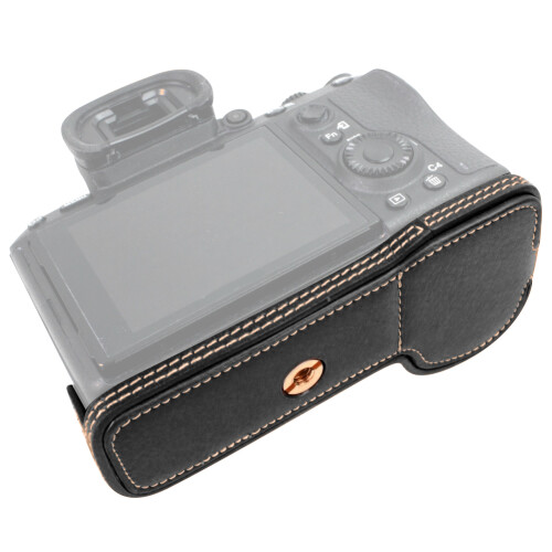 PU-Kamera-Halbtasche für Sony A9/A7III 2