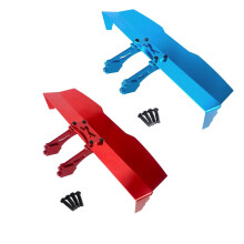 1/16 RC Car Metal Upgrade Parts Rear Wing Assembly 16207 H16PL Red Blue 2pack Accessories for MJX