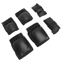 Multi Sports Protective Gear Set for Man Woman 40-65Kg Black