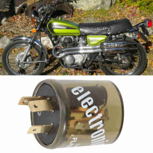 12V 20A Round Electronic Turn Signal Flasher for Honda Bikes