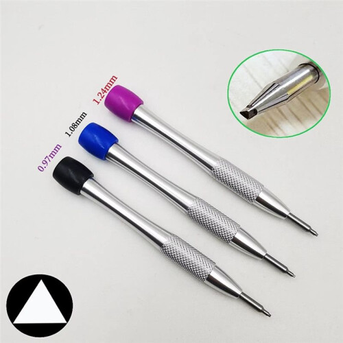 Watch Movement Screwdriver Set Triangular Rotor Screwdriver Suitable for RLX 3235 Movement Watch Accessories 3-Piece Set 1