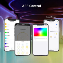 Matter over WiFi LED Strip Light Controller RGBCW Led Driver Works for Homekit Smartthings Alexa EU Plug