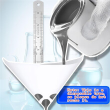 60Pcs Paint Strainers Paper Cone Paper Paint Filters with Silicone Funnel for Automotive Body Repair Painting