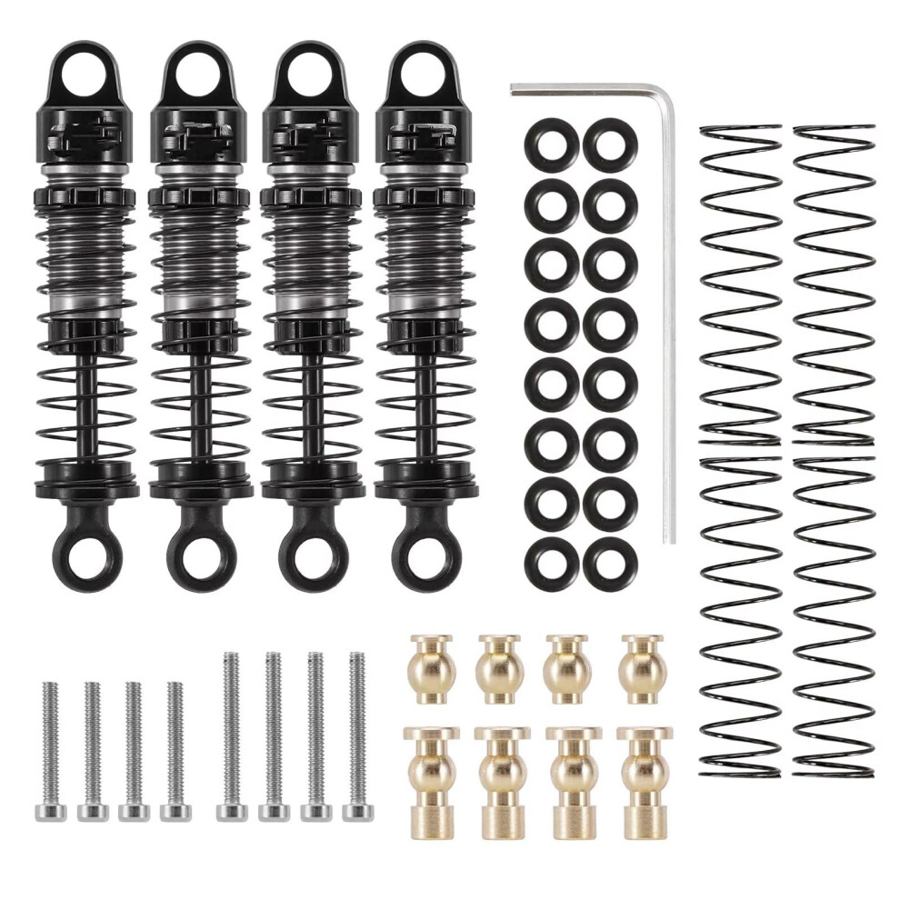 Rc Car Shock Absorber 40Mm Big Bore Oil Damper For Axial Scx24 Fms Fcx24m 1/24 Crawler Suspension Upgrade 9771547427278
