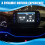 Car Interior LED Dashboard Frame Light Instrument Panel Trim Atmosphere Light per  Tucson 2015 2016 2017 2018 4