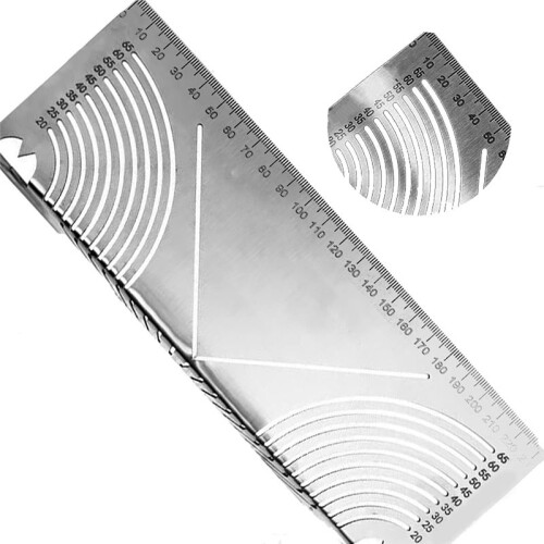 Precision Flex Angle & Arc Marking Tool,Adjustable Dual Purpose Angle & Arc  for Square Tube Bending,Welding 2