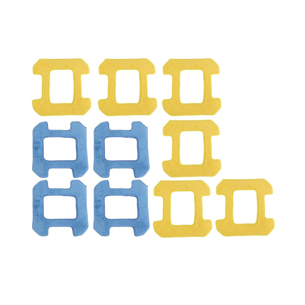 10Pcs Rubbing Mop Pads For Hobot 298 Window Cleaning Robot Accessories Rag Microfiber Material Wet Cleaning+Dry 6032402097603