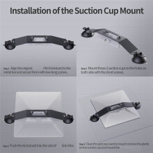 For Starlink Suction Cup Sunroof Mount for Starlink Kickstand Car Roof Window Mounting Kit Accessories