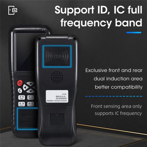 X100 RFID NFC  Card Reader Writer+5 X UID Card RFID Duplicator ID IC Card Programmer Encrypted Key Copier 1