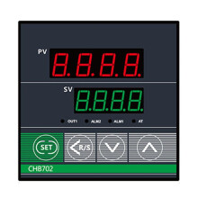 Dual Output SSR+Relay CHB702 Thermostat Digital Display Intelligent Universal Input Temperature Controller 220V