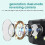 3 in 1 HD CCD Car Rear View Camera Parking  Detector Sensor LED Night Vision Waterproof Reverse Camera 7